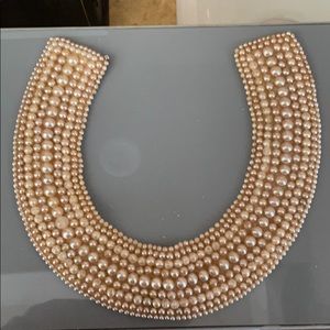 Pearl collar necklace